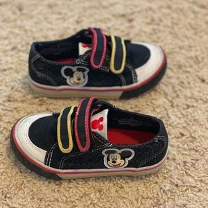 Size 8 toddler Mickey Mouse shoes